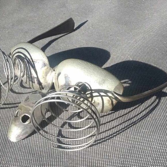 Unique Vintage Handcrafted Steampunk Goggles made from Metal Spoons - Picture 8 of 9